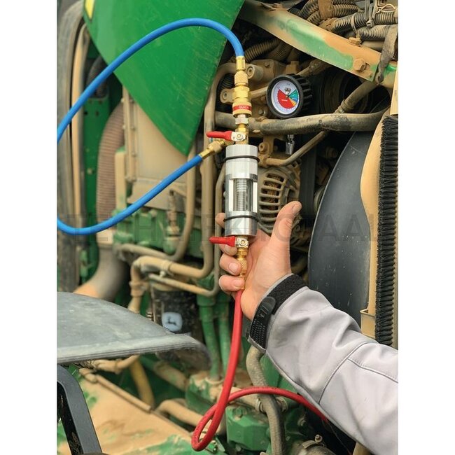 CGS Diagnosekijkglas airco S-GLAS R1234yf, glas 40 x 30 mm, slangen 0,9 m | SGLAS-2DIAGNOSE-1234LC