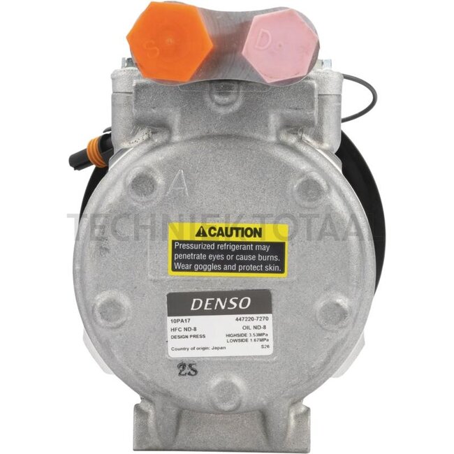 Denso Aircocompressor 12 V, poelie Ø 145 mm, 1 groef John Deere | DCP99521, SE501468