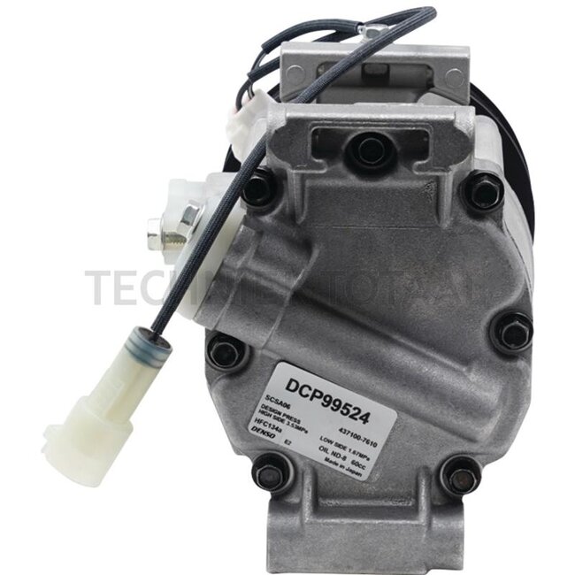 Denso Aircocompressor 12 V, poelie Ø 105 mm, 6 groeven John Deere | MIA10103, DCP99524