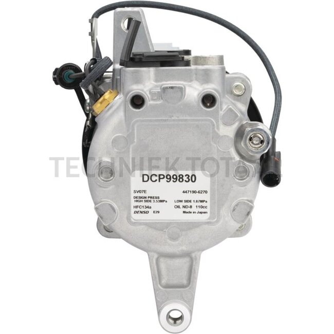 Denso Aircon compressor 12 V, Ø 111 mm, 1 groove, 110 ccm Kubota KX080-3 | 3C581-50060, 3C581-97590, 3C581-50062, DCP99830