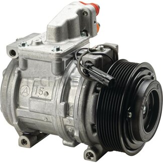 Denso Aircon compressor 12 V, Ø 120 mm, 8 grooves, ND-oil 8 John Deere