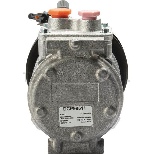 Denso Air conditioning compressor 24 V, R 134a, pulley-Ø 140 mm, 8 grooves | DCP99511