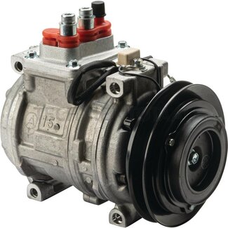 Denso Aircon compressor 12 V, Ø 130 mm, 1 groove Fendt Farmer