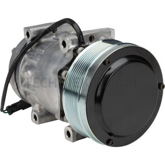 GRANIT Air conditioning compressor 24 V, R 134a, pulley Ø 133 mm, 8 grooves Caterpillar