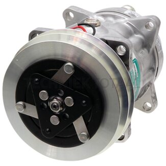 GRANIT Aircocompressor 12 V, poelie-Ø 148 mm, 2 groeven