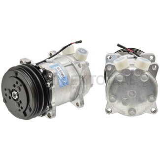 GRANIT Aircocompressor 12 V, R 134a, poelie Ø 132 mm, 2 groeven