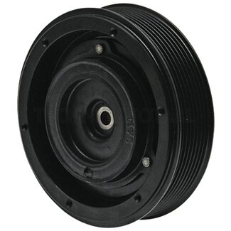 AKS-Dasis Magneetkoppeling airco 12 V, Ø 125 mm, poly-V 8 John Deere