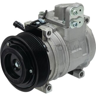 GRANIT Aircocompressor 10PA15C 12 V, poelie Ø 120 mm, 8 groeven