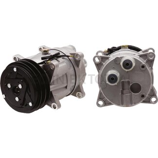 AKS-Dasis Klimakompressor 12 V, Riemenscheibe Ø 132 mm, 2 Nuten Landini