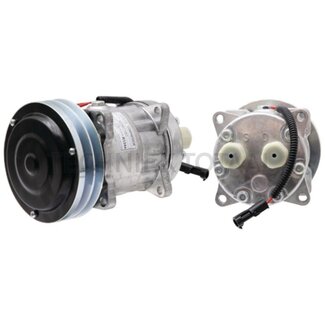 GRANIT Aircocompressor 12 V, poelie Ø 140 mm, 2 groeven, 190 ccm olie