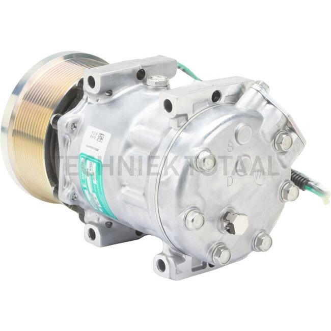 SANDEN Klimakompressor 24 V, Riemenscheibe Ø 126 mm, 12 Nuten, DM | SD7H15-6095