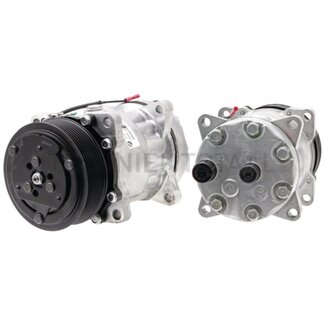 GRANIT Aircocompressor 12 V, poelie Ø 119 mm, 8 groeven Case IH, New Holland