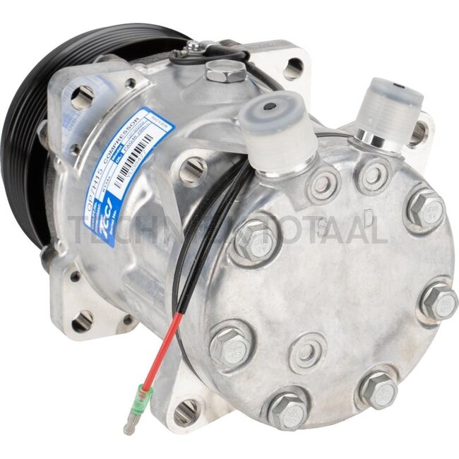 GRANIT Klimakompressor 12 V, Riemenscheibe Ø 119 mm, 6 Nuten Ford, New Holland | 82016157, 82008688, 850887N, 1012-54710, QP7H15-8099
