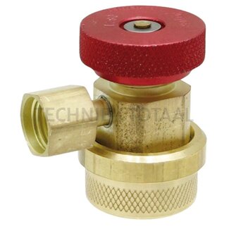 WAECO Service snelkoppeling hogedruk R134a M14 x 1,5 rood, 90° gebogen