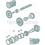 DANA Spicer Synchromesh compleet hoofdas / tussenas Massey Ferguson | 3771344M91, 3228733
