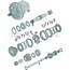 DANA Spicer Synchro unit, complete reversing gear with double taper | 3714238M94, 3714238M95, 3714238M93, 3266863