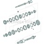 DANA Spicer Synchroniser unit, complete 3de / 4de gear reverse gear | 153700220023, 153700220035, 153700220047, 153700220040, 87672909