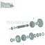 DANA Spicer Synchromesh compleet hoofdreductiekast achteruit, Ø 50 x 80 mm | 87537028, I87537028, 3454233