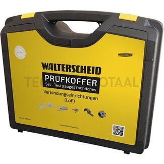 Walterscheid Prüfkoffer PK-WAL mit Nutmutterwerkzeug, Prüfkalotte und Effizienztestanzeigeinstrumente