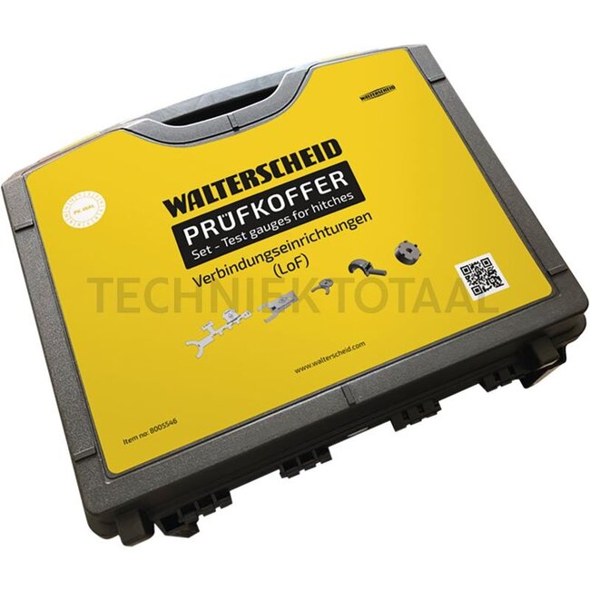 Walterscheid Testkoffer PK-WAL met stelmoergereedschap, testdop en testmeters | 8005546
