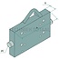 Walterscheid Adapter plate 219 mm rail, guide 30 mm, hole pattern 120 x 55 mm | 8005529_ERSET_SAP