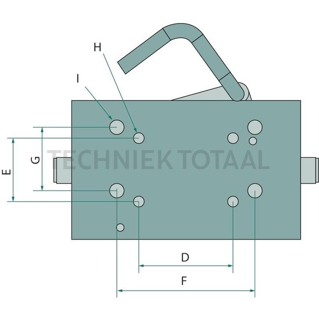 Walterscheid Adapterplaat 219 mm rail, geleiding 30 mm, gatenpatroon 120 x 55 mm | 8005529_ERSET_SAP