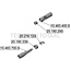 Scharmüller Ombouwset pen behuizing W295, W315, W325, W330 | 02.481.030