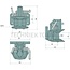 Scharmüller Flens KN Minimat pen 25 mm, 120 x 55 mm, Ø 14 mm, 45 kN | 05.1207.06-A02