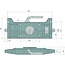 Scharmüller Scharmüller adapterplaat 83,9 kN, gatenpatroon 140 x 80 mm, M16 | 07.7330.50-A02