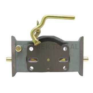 Scharmüller Adapterplatte Schienenbreite 311 mm, Lochbild 140 x 80 mm, M16