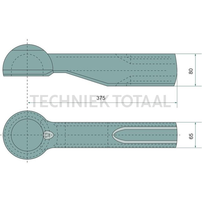 ROCKINGER Zugöse Kugel 80 mm, 120 kN, Stützlast 2500 kg