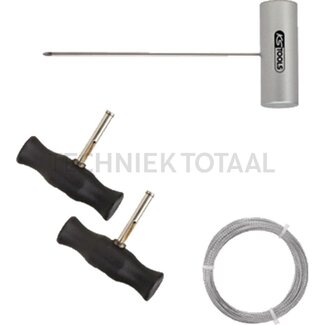 KS Tools Drahtschneide-Satz mit Sägedraht 215 x 122 x 55 mm - 22,5 Meter