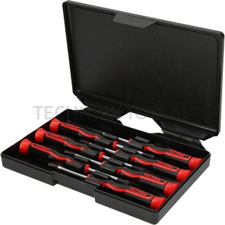 KS Tools ESD precisieschroevendraaierset 1,4 - 3 mm, PH 00 - PH 1 - 7 Stück