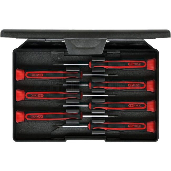 KS Tools ESD precisieschroevendraaierset 1,4 - 3 mm, PH 00 - PH 1 - 7 Stück | 500.7165