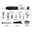 KS Tools Micro-soldeerset gassoldeerbrander bis 1.300 °C - 10-teilig | 960.1160