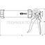 KS Tools Druckpistole 310 ml, 340 mm | 980.1000