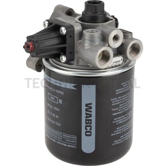 Wabco Air dryer 13 bar, 12 V, bayonet 2-pin, M22 x 1,5