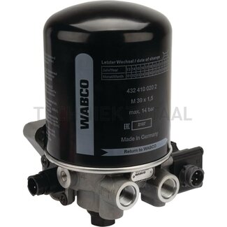 Wabco Electrically controlled air dryer M22 x 1,5, cartridge M39, 13 bar