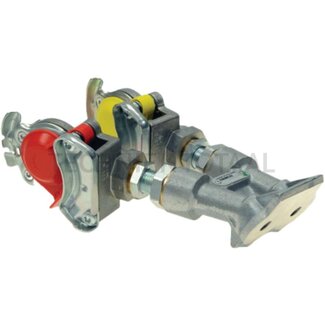 Wabco Quick coupling Duo-Matic adaptor without lever, max. 10 bar