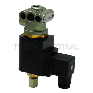 Wabco 3/2 solenoid valve ontluchtend standard open NW 2,6 mm, 8 bar