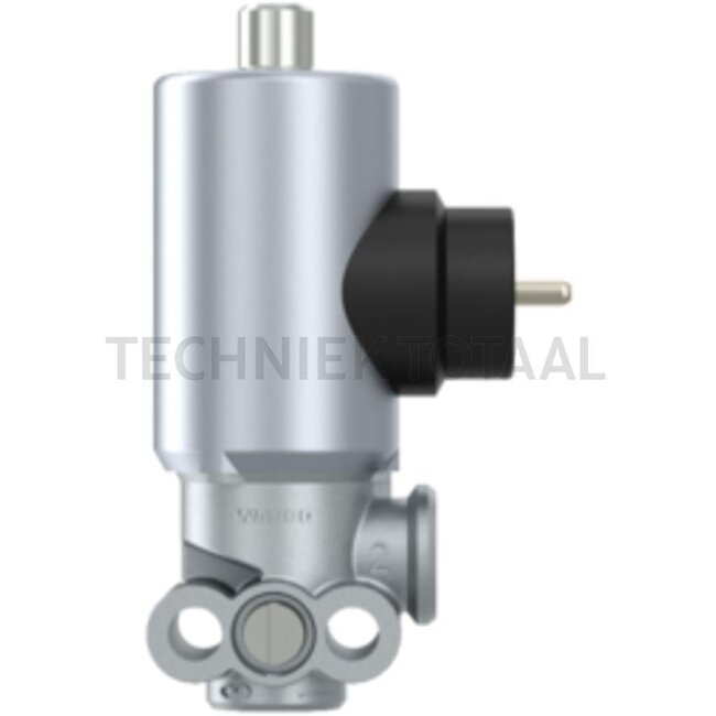 Wabco 3/2 magneetklep beluchtend normaal open NW 4 mm, 13 bar, 12 V | 86002586 Ford, 4721257070, Fiat, AL119443 John Deere, 1531984C1 Case IH