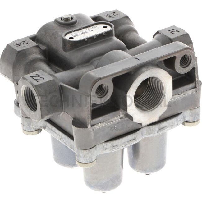Wabco Vierkreis-Schutzventil M22 x 1,5, 13 bar, ohne Drucksensor | 934 714 123 0