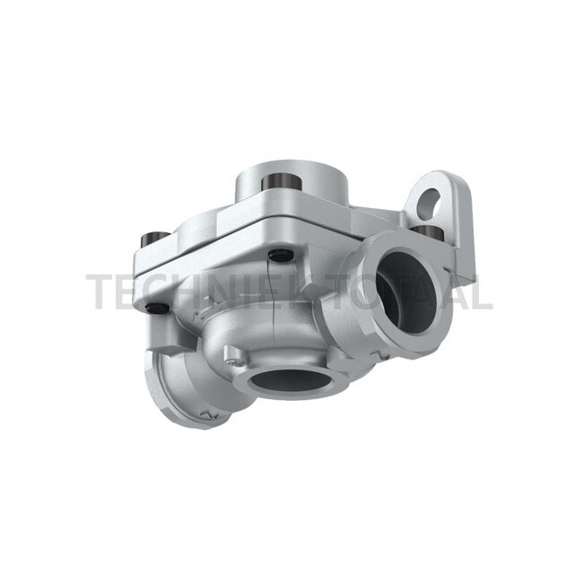 Wabco Snel uitlaatventiel M22 x 1,5, 12 bar, met dubbele terugslagklep | 9735000000, AL154951 John Deere, 82033387 New Holland, G945882130020, 82033387