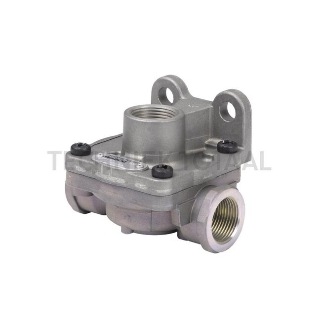 Wabco Quick exhaust valve M22 x 1,5, 12 bar, with double non-return valve | 9735000000, AL154951 John Deere, 82033387 New Holland, G945882130020, 82033387