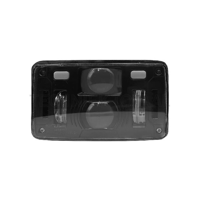 GRANIT LED main headlight 12 / 24 V, 155 x 92 x 82 mm, H4, u-bolt John Deere | AL77589