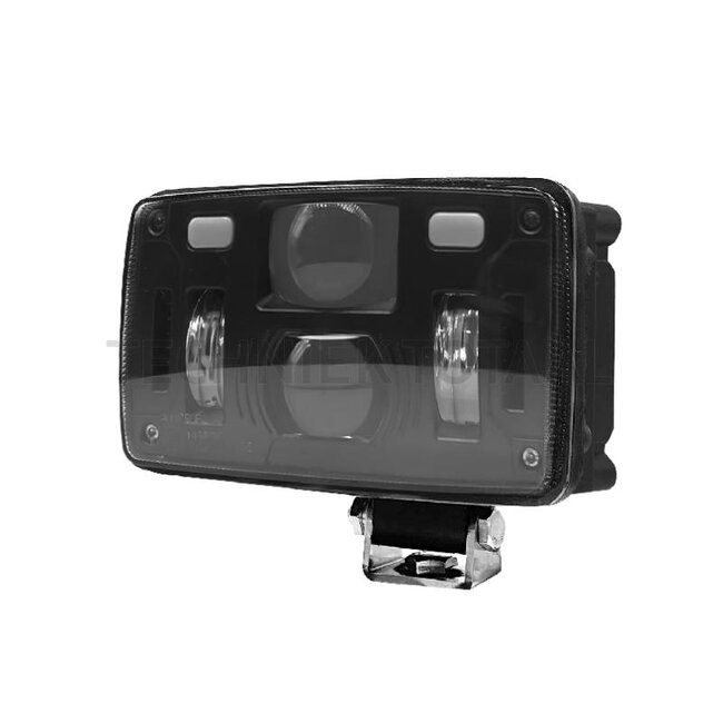 GRANIT LED main headlight 12 / 24 V, 155 x 92 x 82 mm, H4, u-bolt John Deere | AL77589