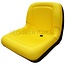 GRANIT Sitzschale hohe Rücken 15 Zoll, PVC gelb, 485 x 460 mm John Deere