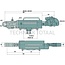 CBM Hydraulischer Oberlenker 3/60-3/32, 662-845 mm, Hub 183 mm John Deere | 02.1343.00.4, AL219002