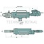 CBM Hydraulischer Oberlenker 3/60-3/32, 682-885 mm, Hub 203 mm John Deere | 02.1344.00.4, AL220204