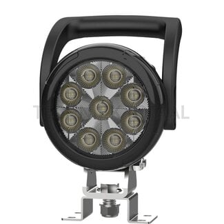 LED work lights round Ø 120 mm floodlight 6800 lm, 60 W